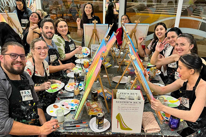 Fundraising Simple Ideas - Paint and Sip