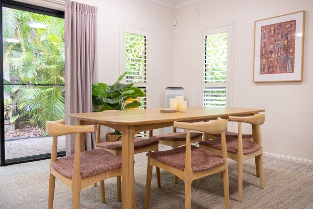 Dining table and chairs