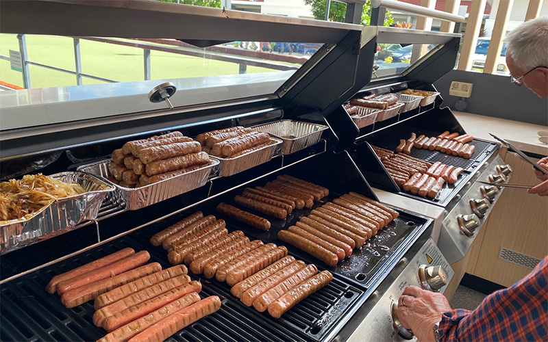 BBQ for Queensland Day at Wheller on the Park Retirement Community