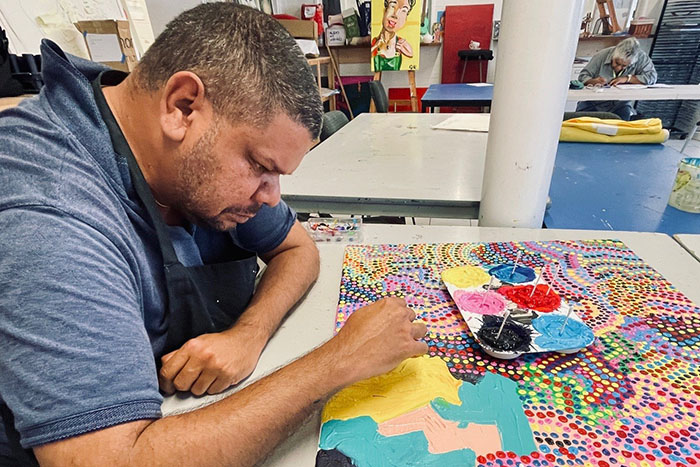 Wesley Arts NDIS workshop, September 2024