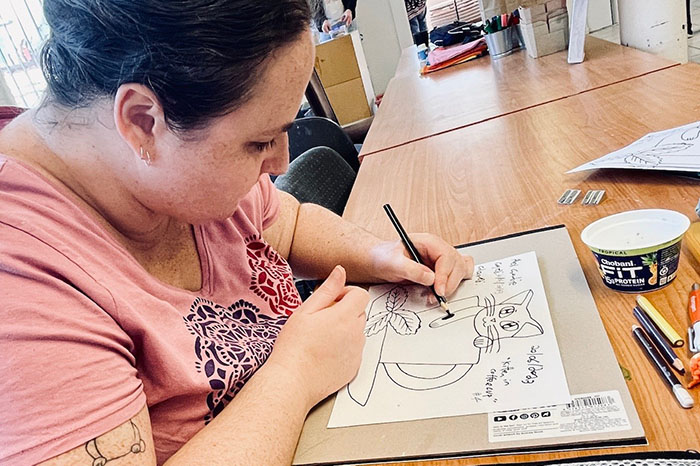 Wesley Arts NDIS workshop, September 2024