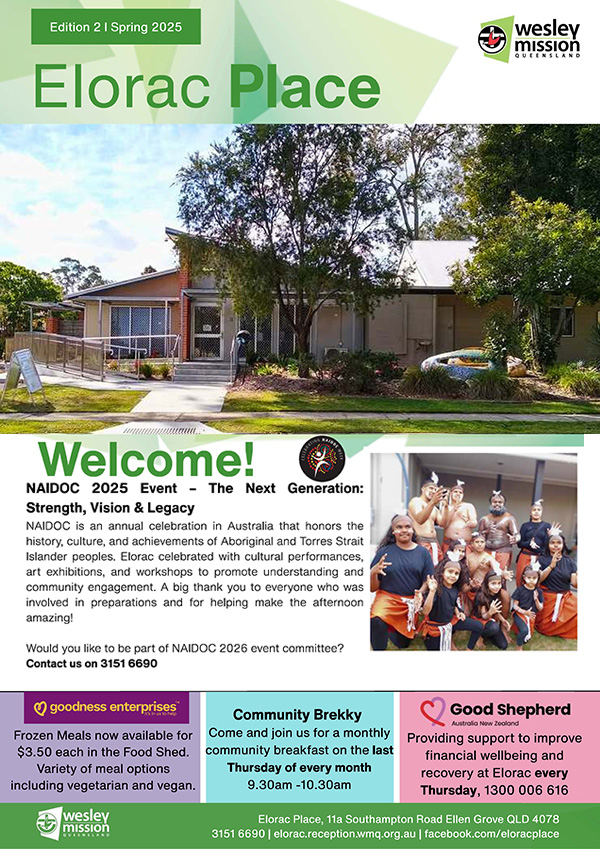 Elorac Place Newsletter Cover