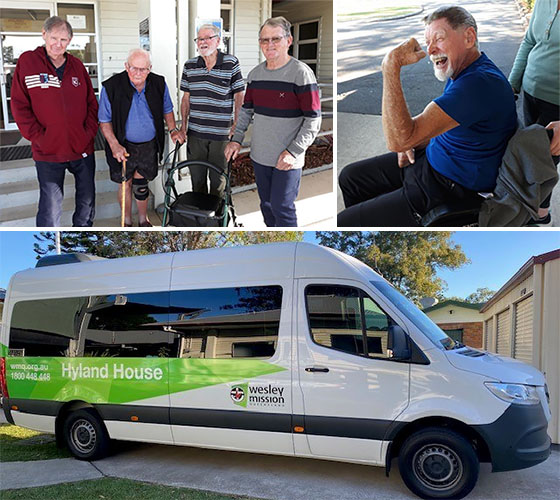 Boys day trip to Redcliffe in the brand new bus from Hyland House Respite Centre, in Brisbane north.