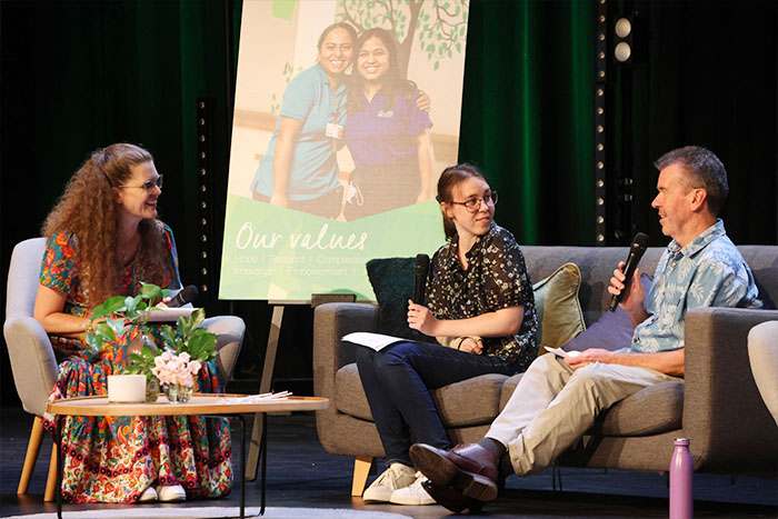 Charter Day 2025 - stage discussion on mental health