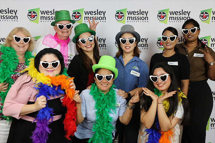 Charter Day 2025 photo boot shot