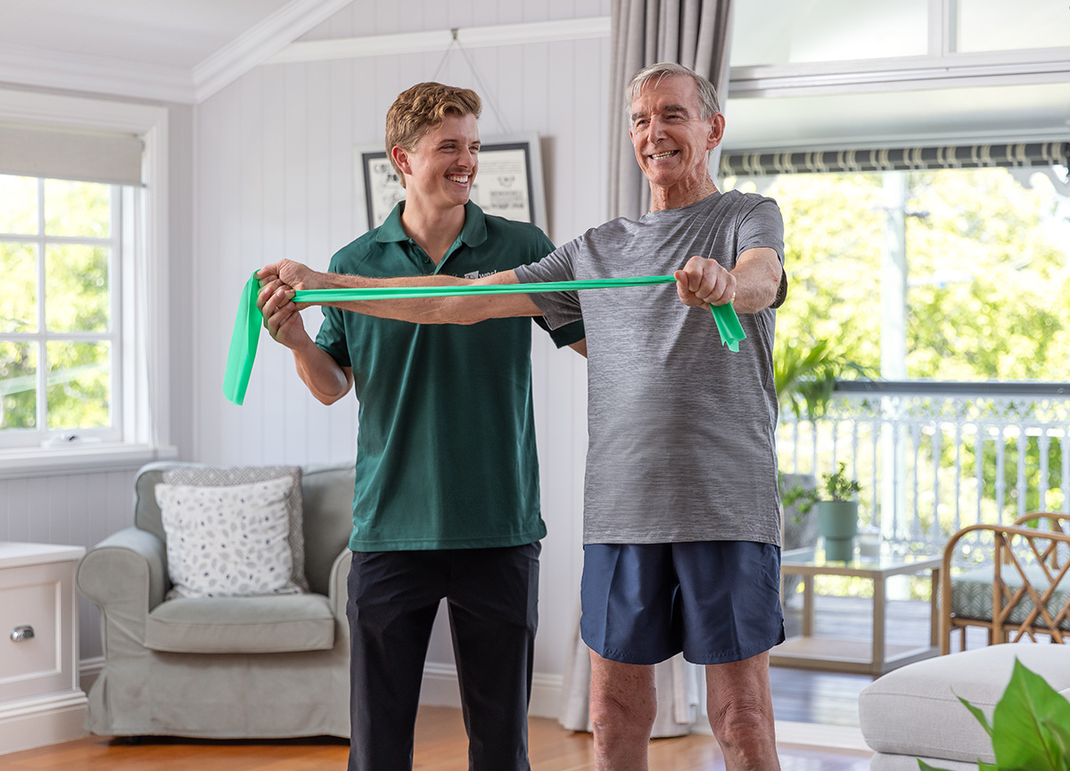 Home Care Brisbane - allied health physio session